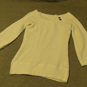 White sweater -Medium White House Black Market